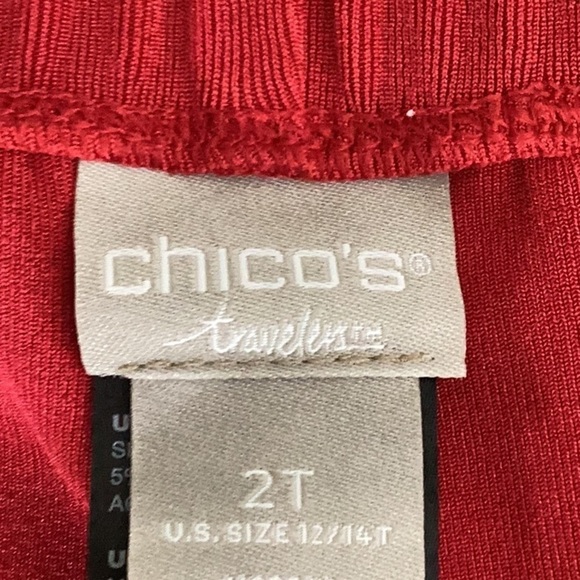 Chico Traveler's Wrinkle-Resistant Stretchy Fabric Pants in size 2T (Tall) - Picture 10 of 10